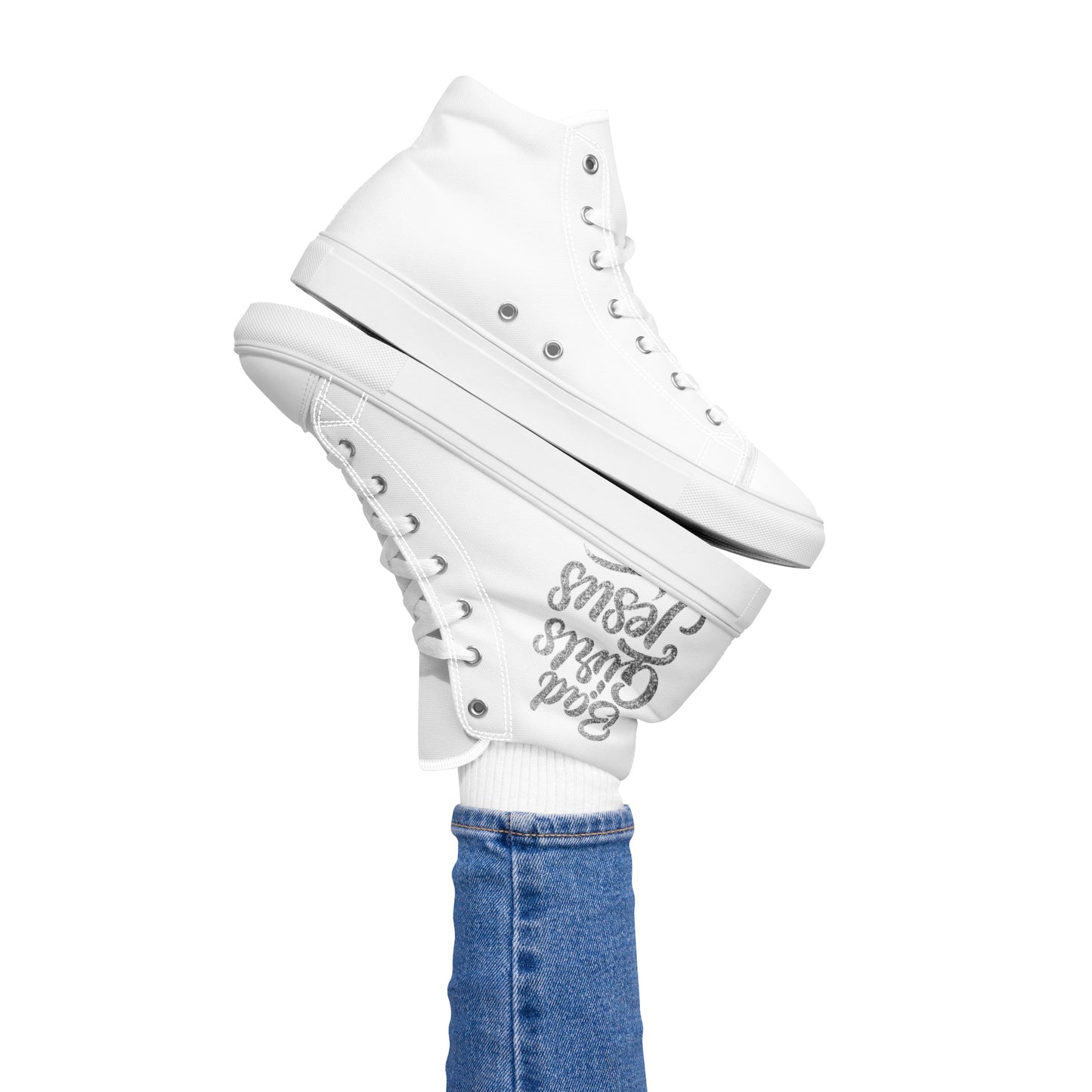 Women’s high top canvas shoes