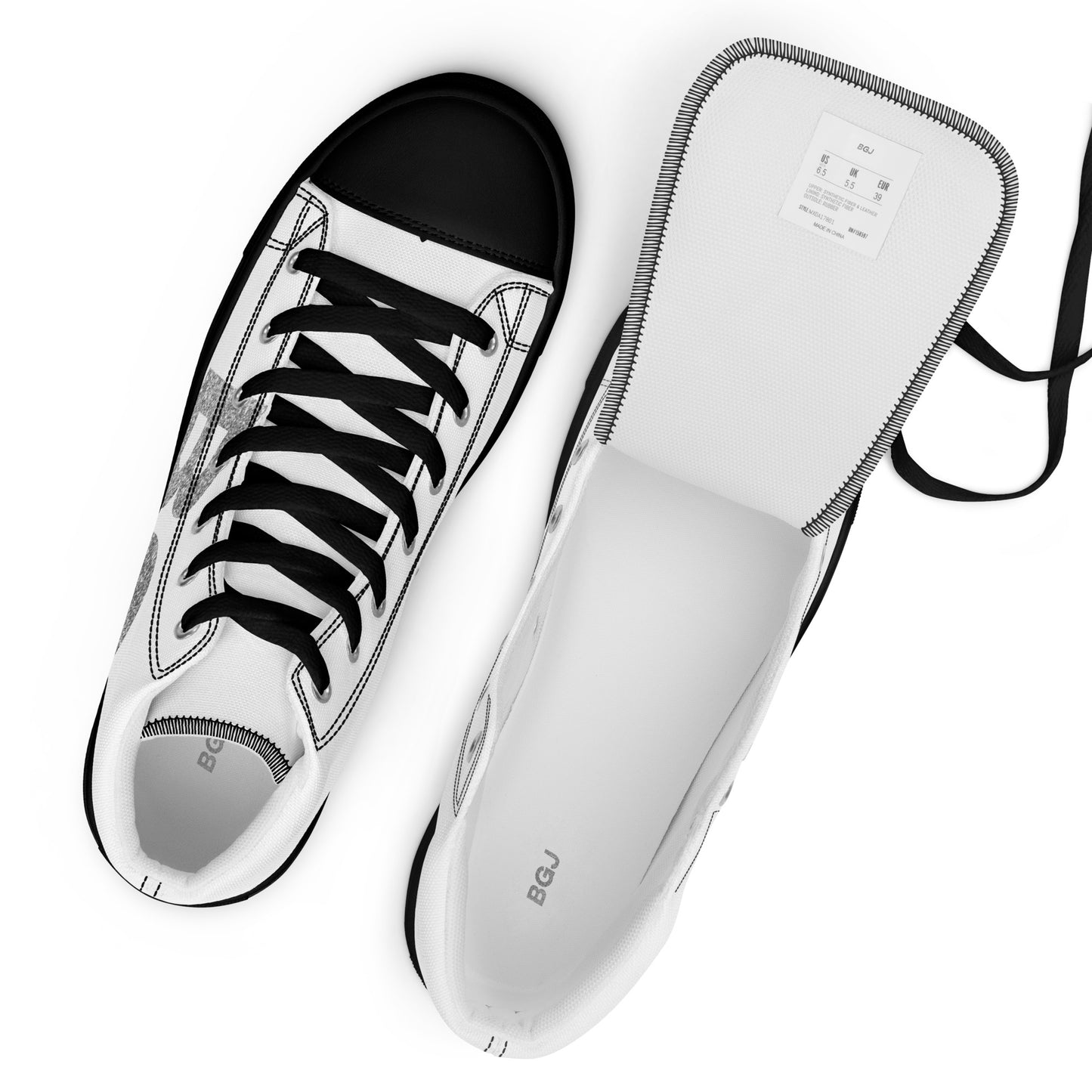 Women’s high top canvas shoes