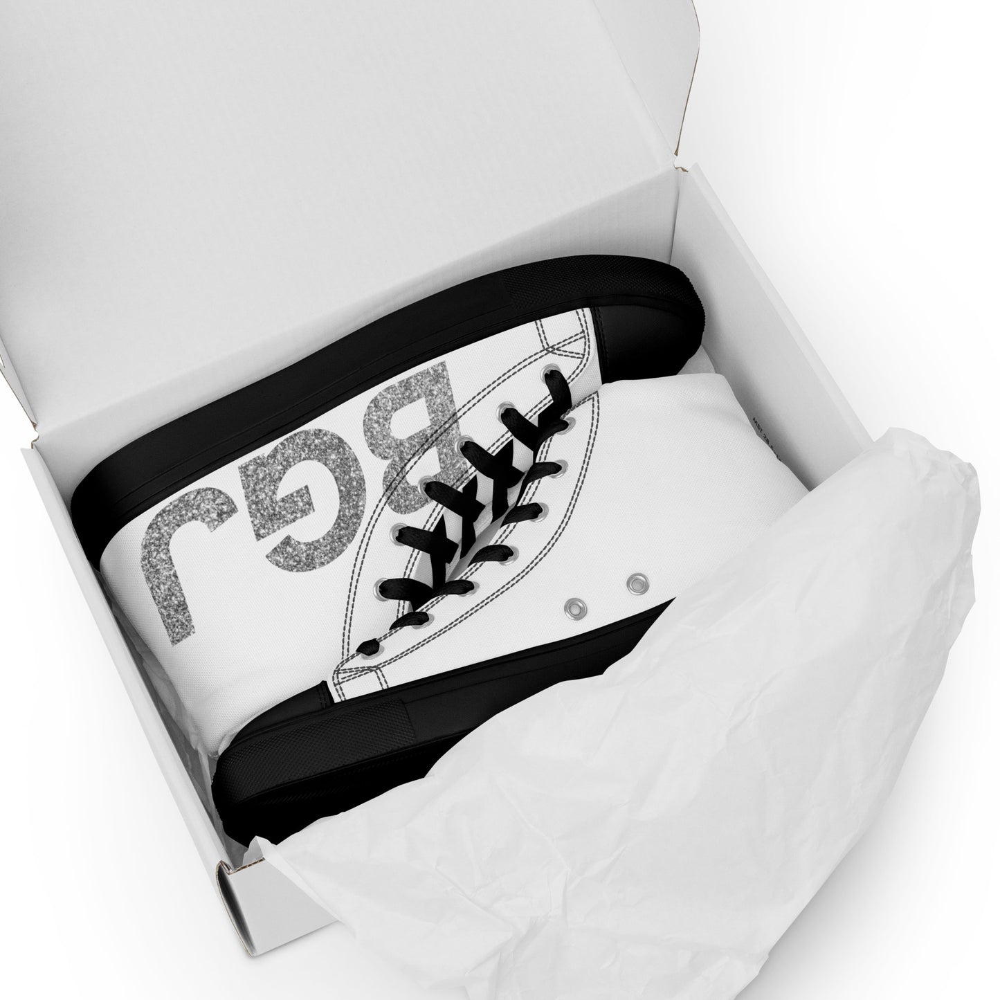 Women’s high top canvas shoes