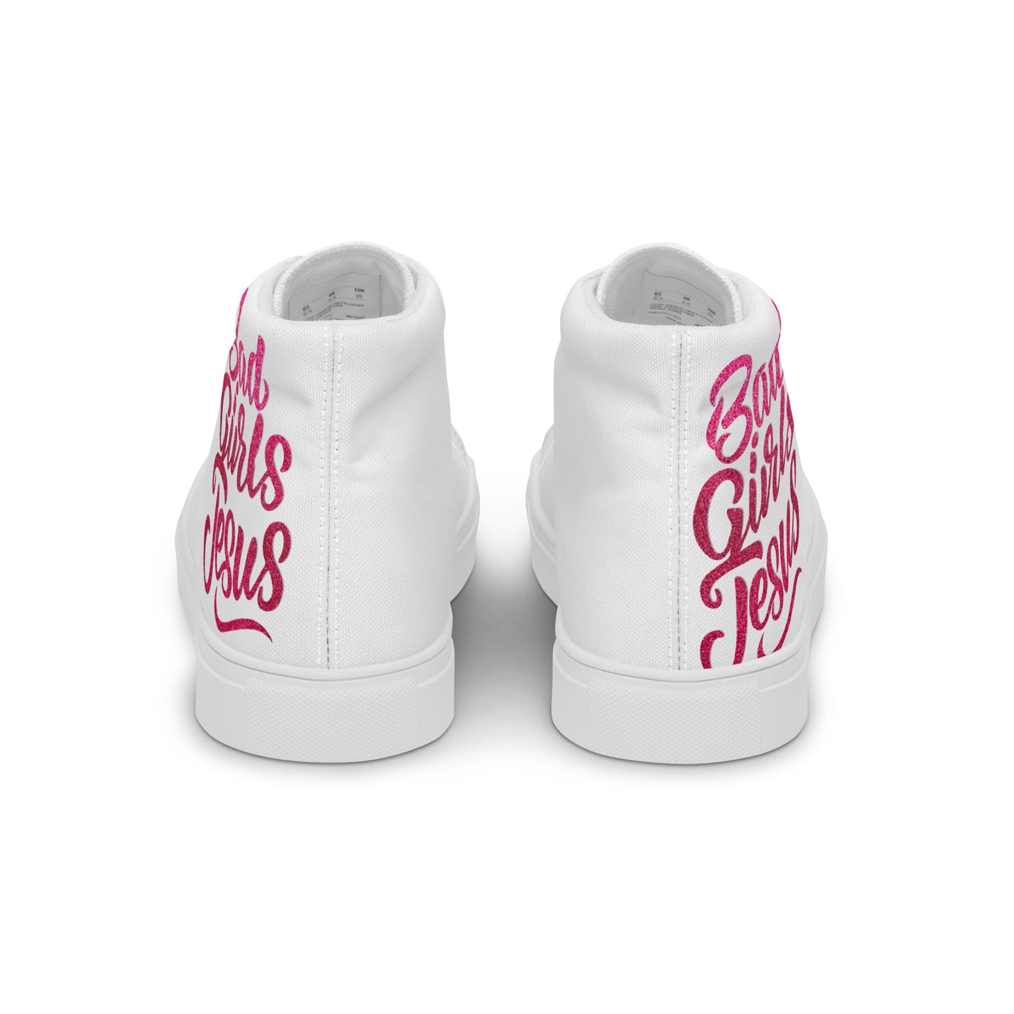 Women’s high top canvas shoes