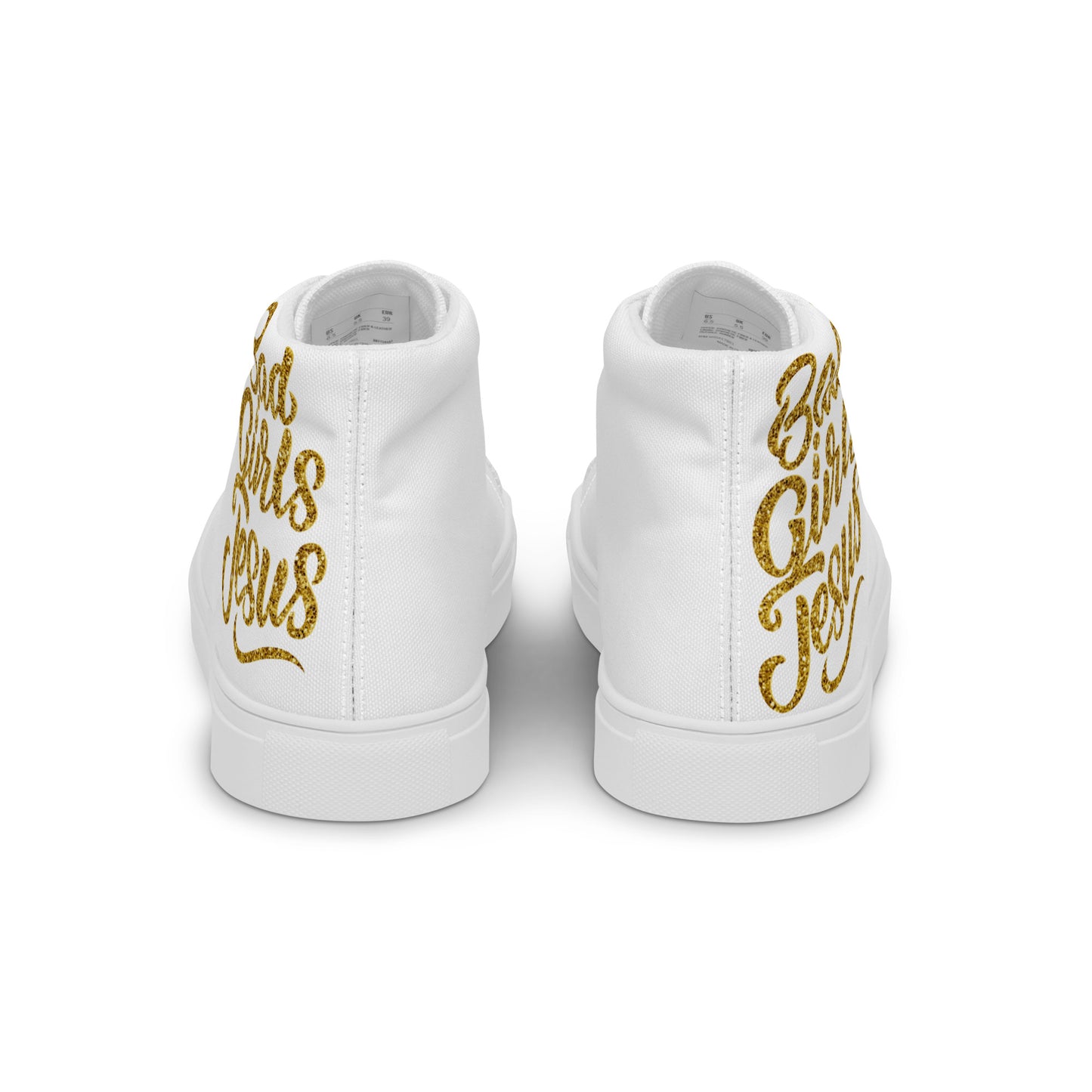 Women’s high top canvas shoes