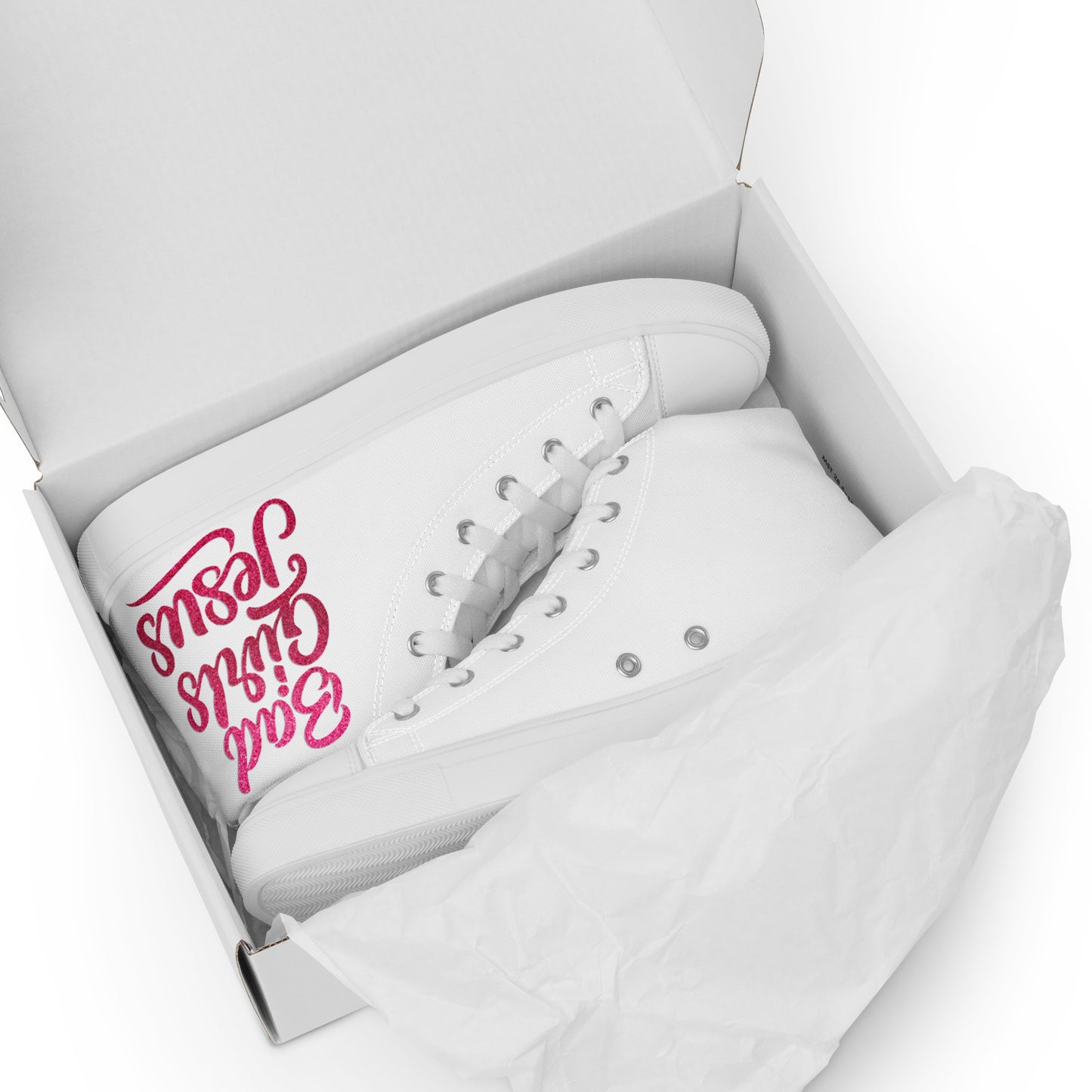 Women’s high top canvas shoes
