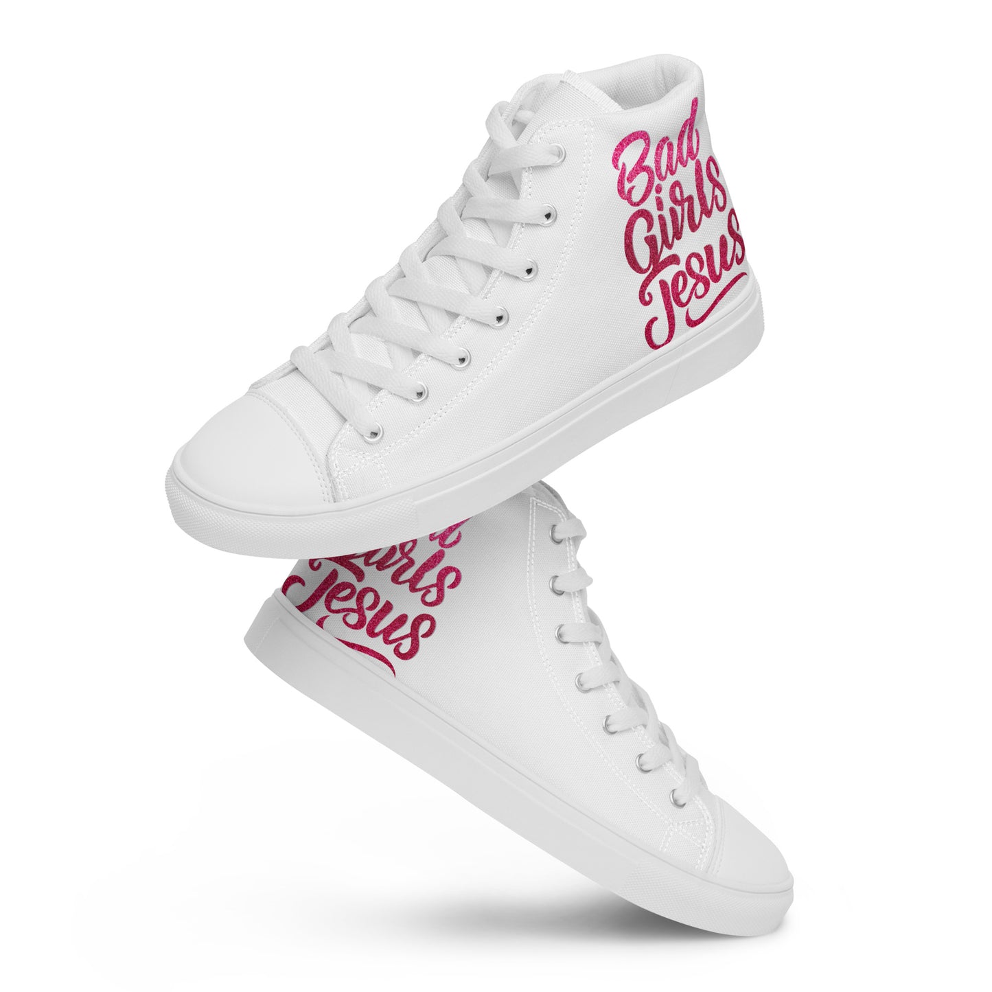 Women’s high top canvas shoes