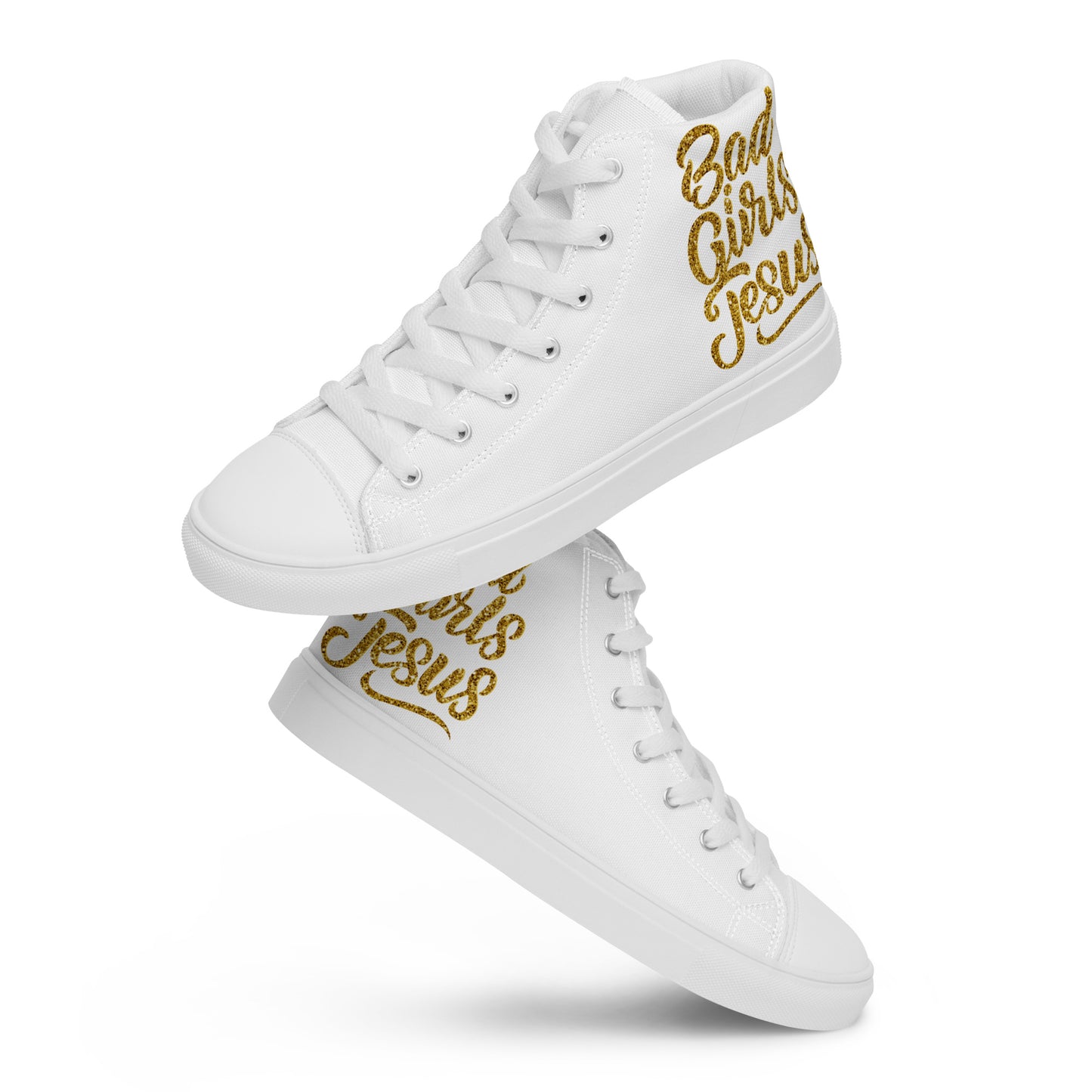 Women’s high top canvas shoes