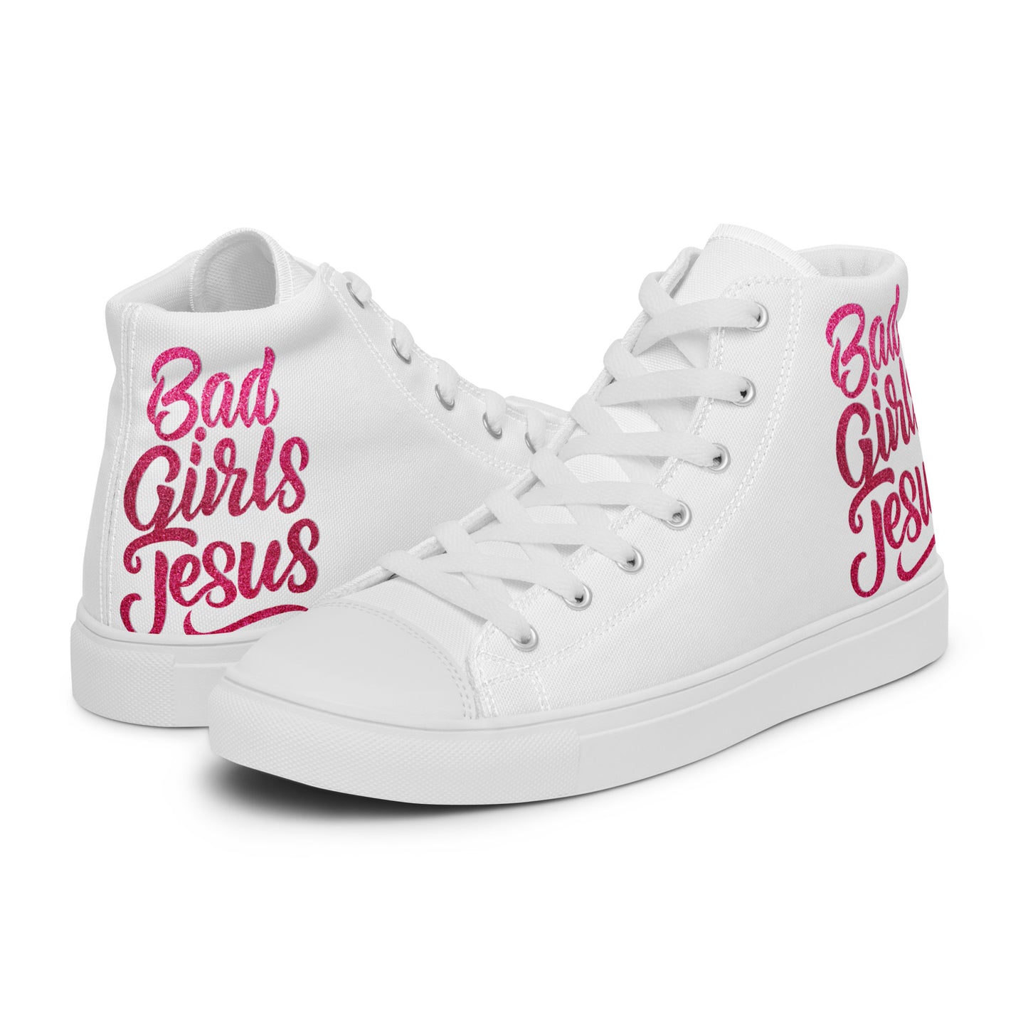 Women’s high top canvas shoes