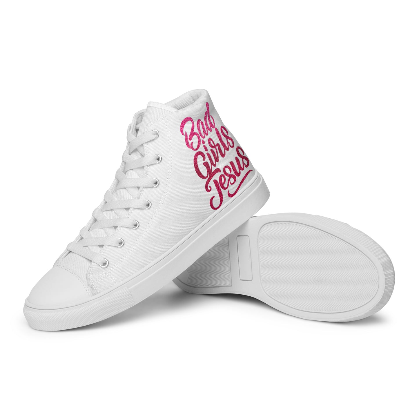 Women’s high top canvas shoes