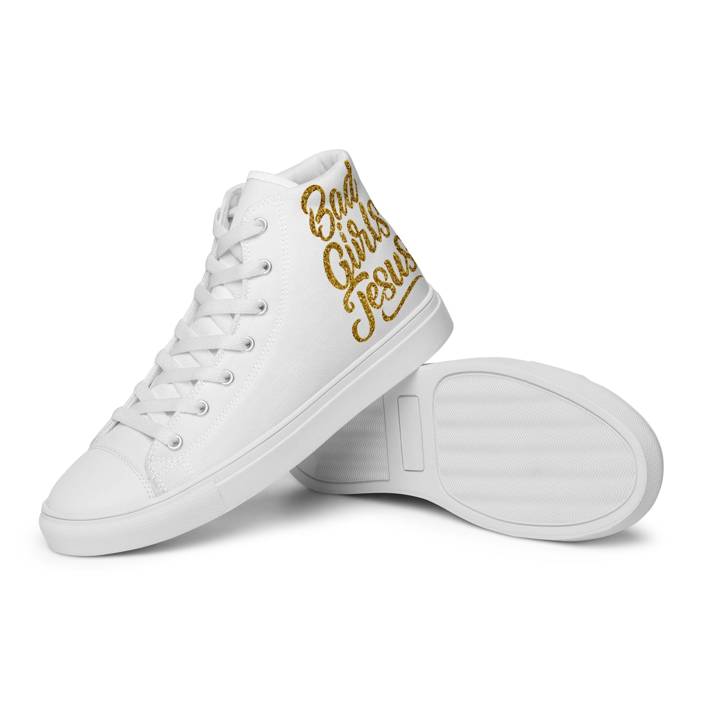 Women’s high top canvas shoes