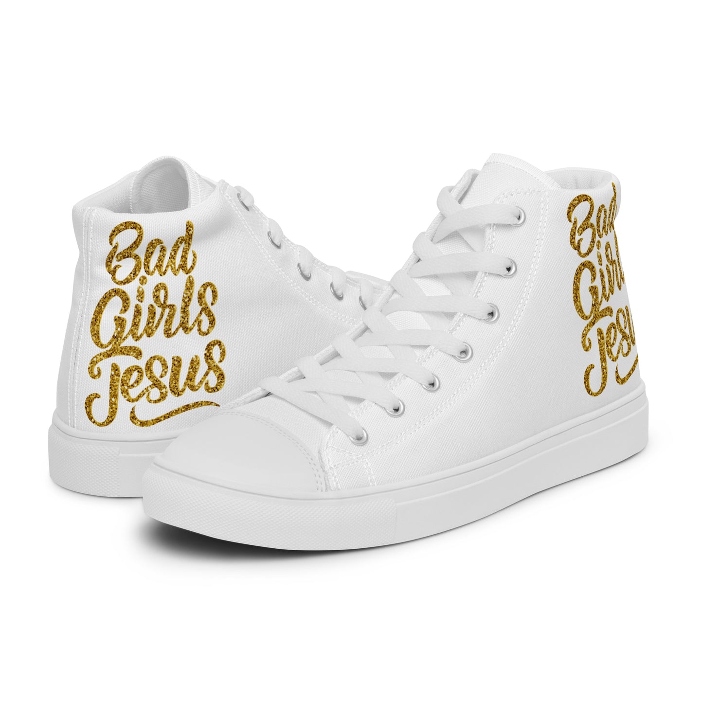 Women’s high top canvas shoes