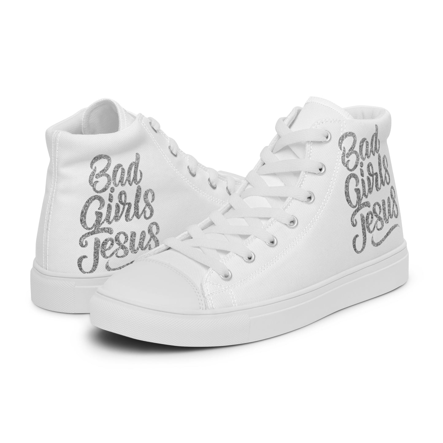 Women’s high top canvas shoes