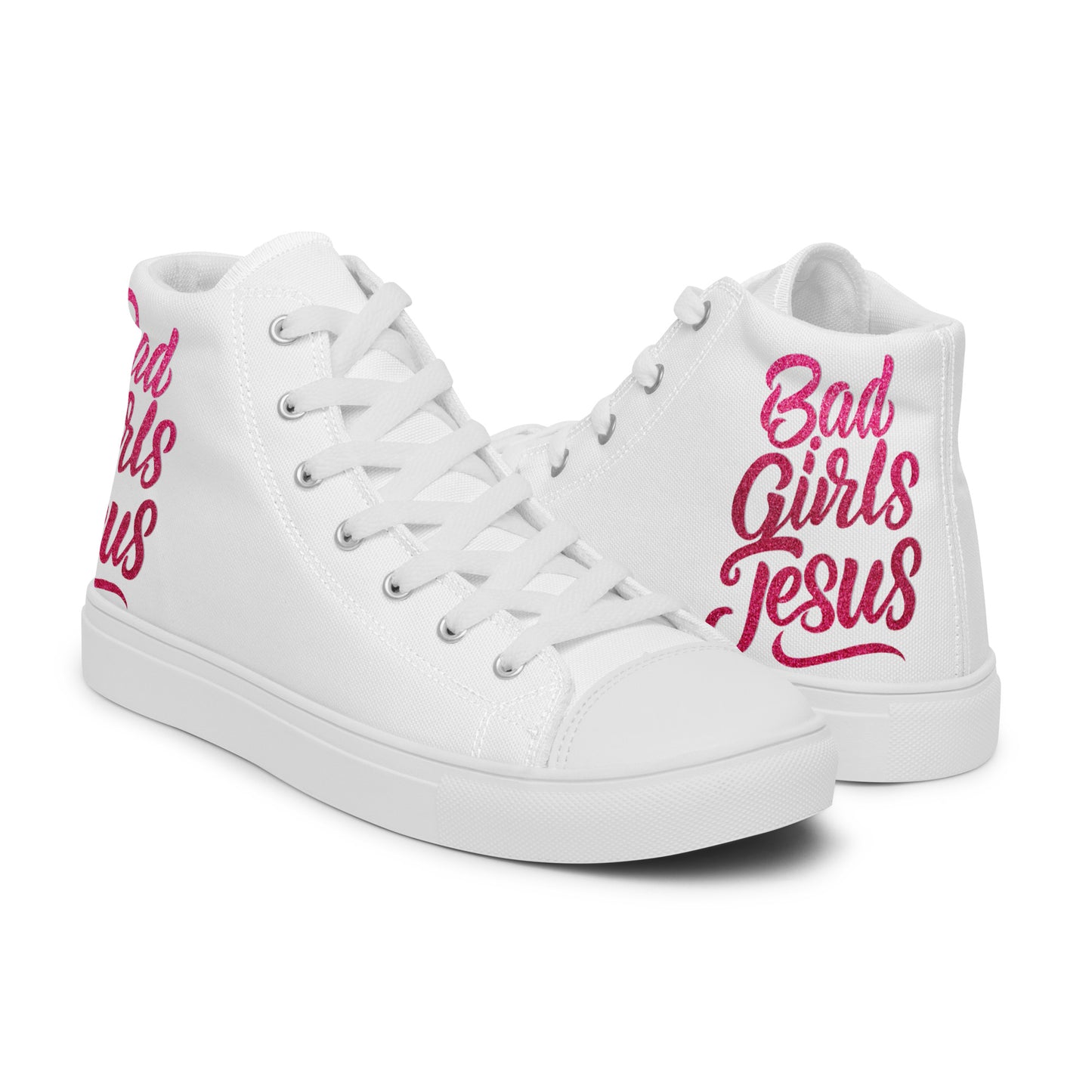 Women’s high top canvas shoes