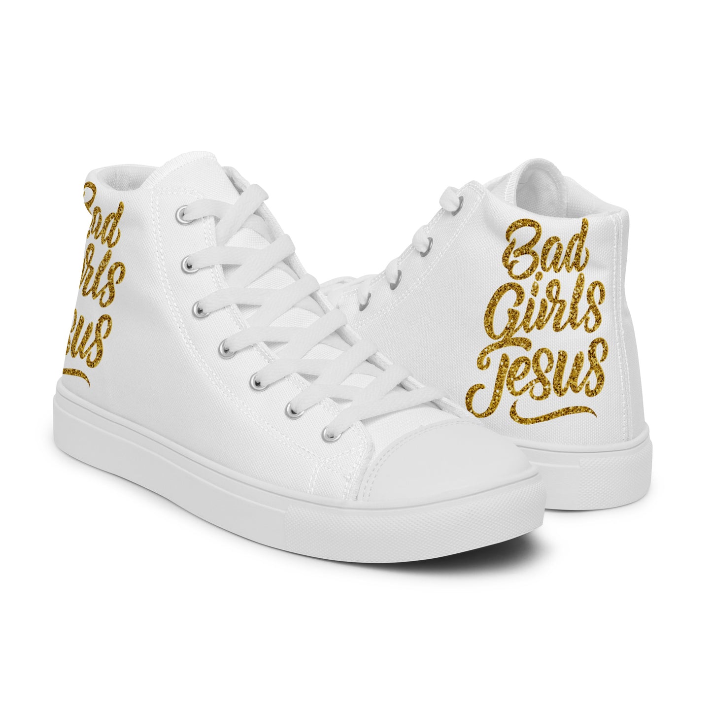 Women’s high top canvas shoes