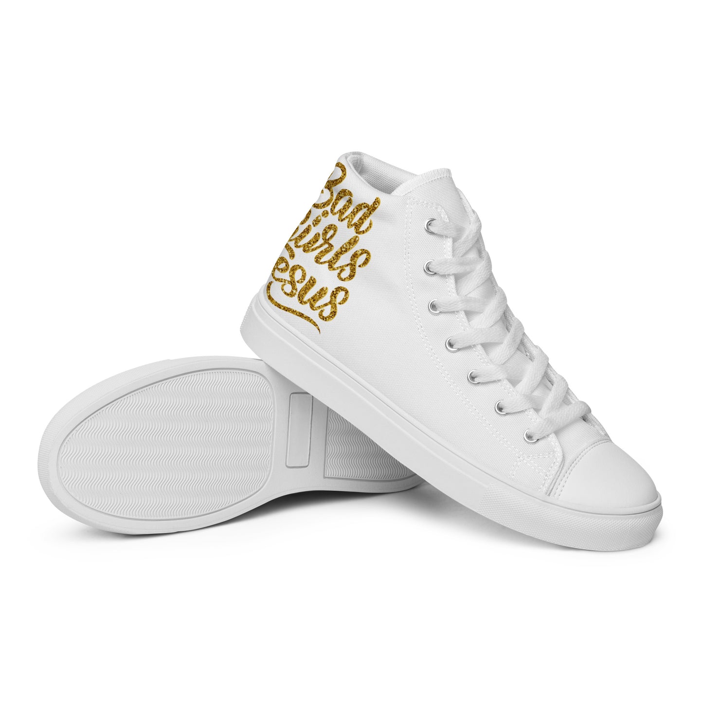 Women’s high top canvas shoes