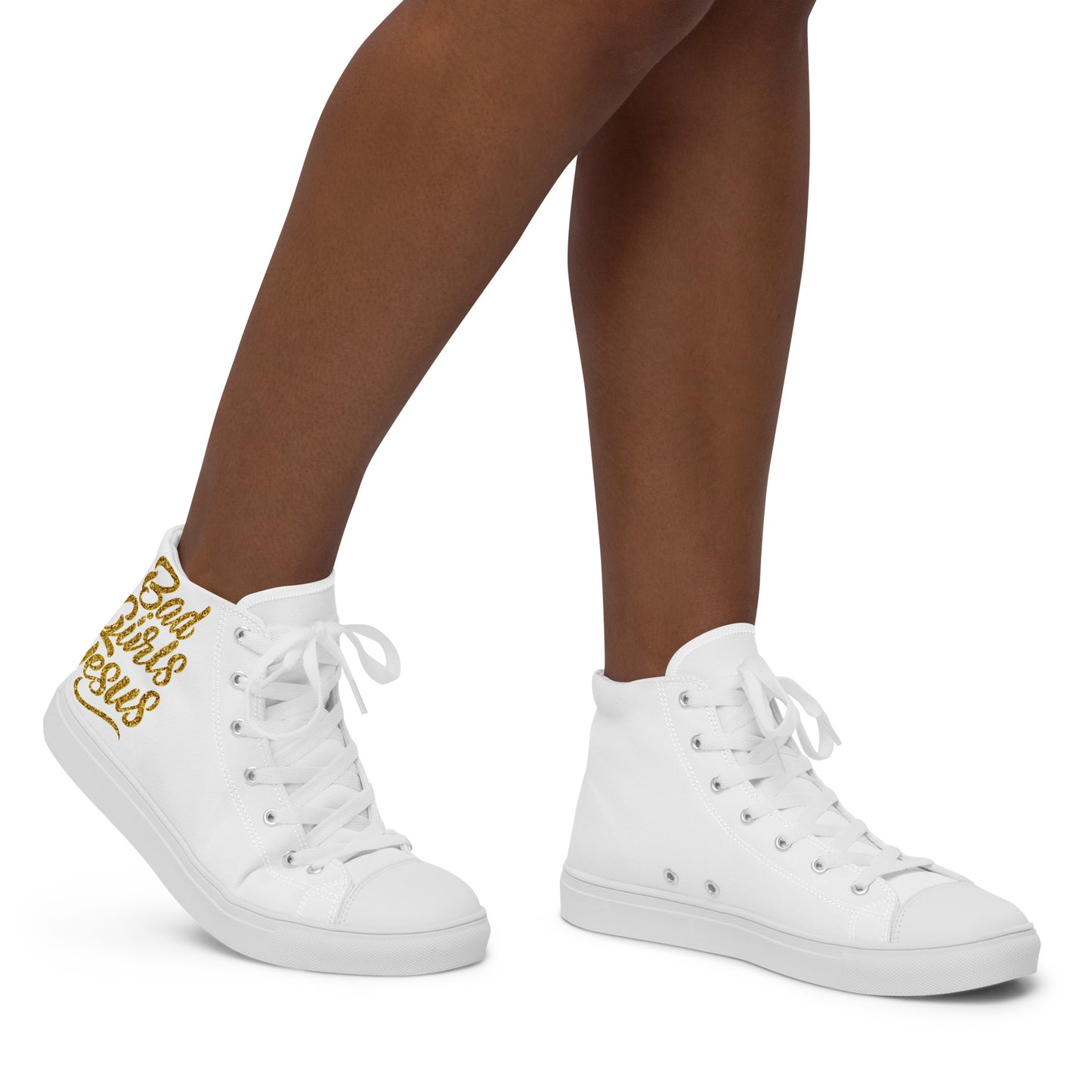 Women’s high top canvas shoes