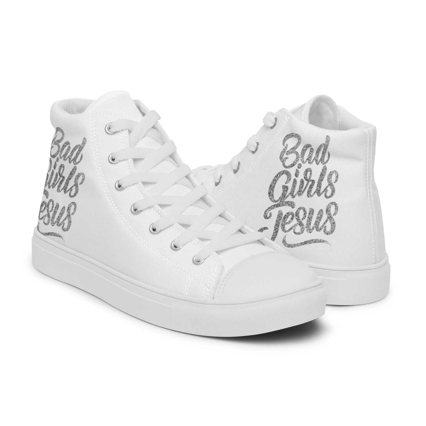 Women’s high top canvas shoes