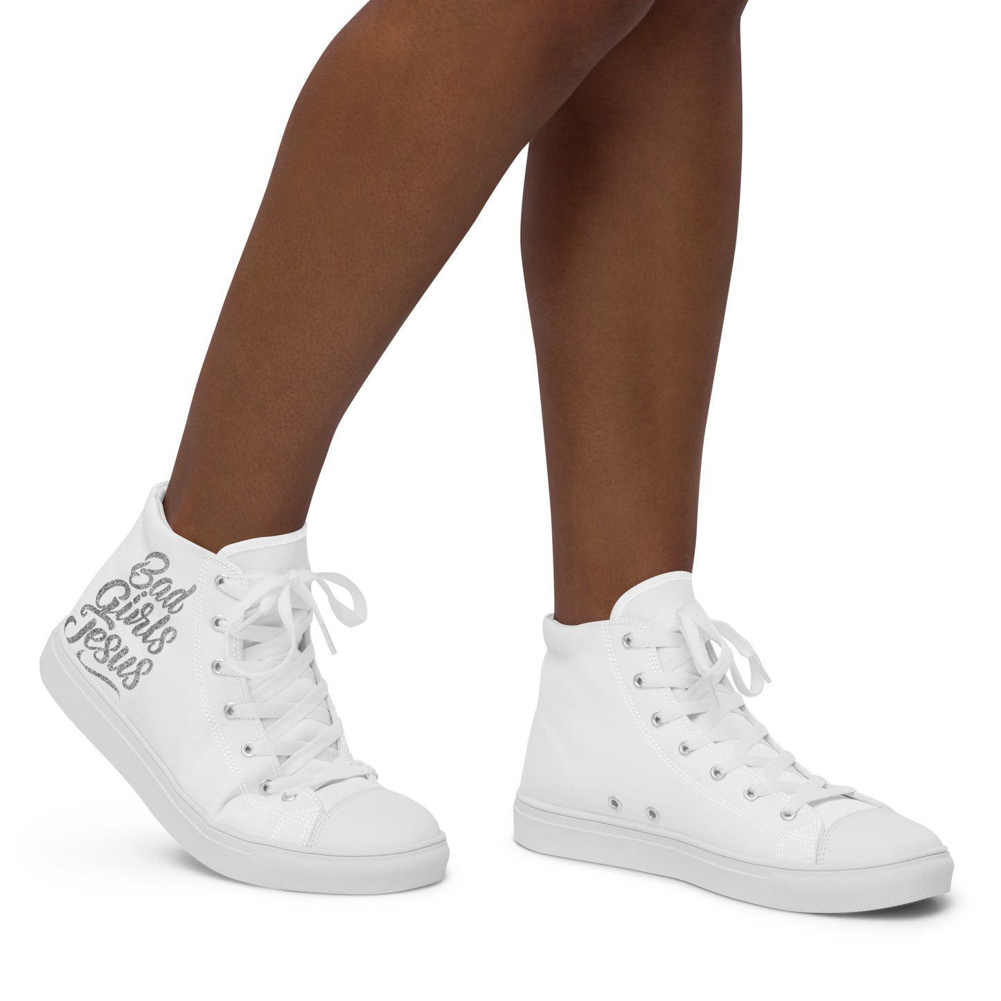 Women’s high top canvas shoes