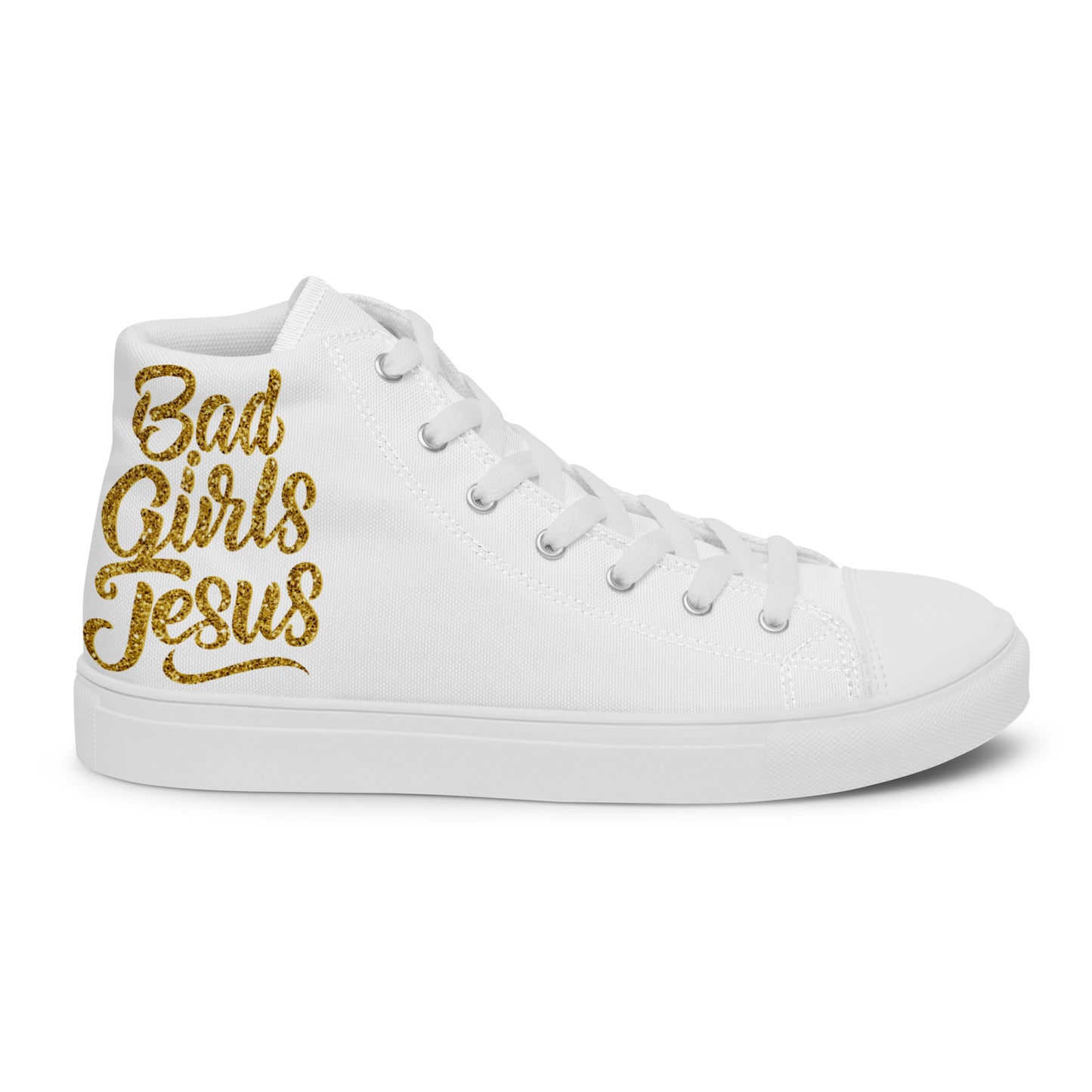 Women’s high top canvas shoes